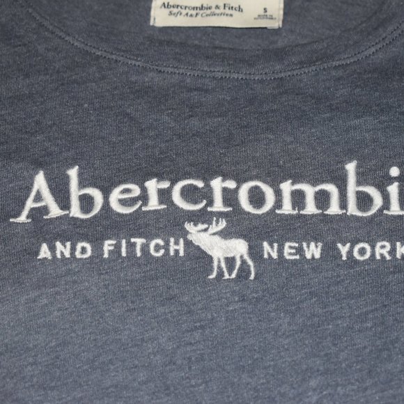 Abercrombie & Fitch Mid Drift T Shirt Sz S - Picture 2 of 4